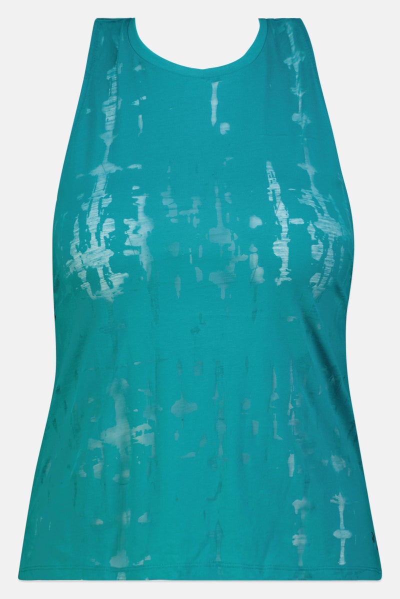 Reebok Women Plus Size Sleeveless Training Tank Top, Green - Image 2